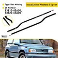For 1989-1998 Chevrolet Tracker Door Window Weather Sealing Belt Strip Trim Pair