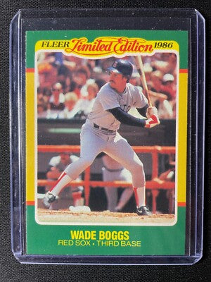 1986 Fleer Limited Edition Baseball Superstars Wade Boggs #4 of 44 Red Sox!!!