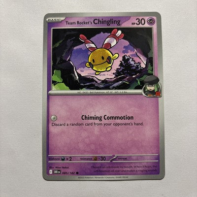 Team Rocket's Chingling 085/182 Sv10: Destined Rivals Regular