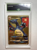 Pokémon Charizard GX 250HP Gold Foil Fan Art Card