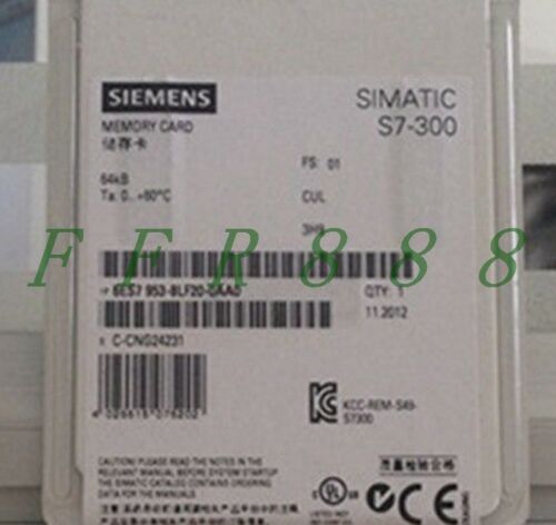 Siemens S7-300 memory card MMC 64KB 6ES7 953-8LF30-0AA0