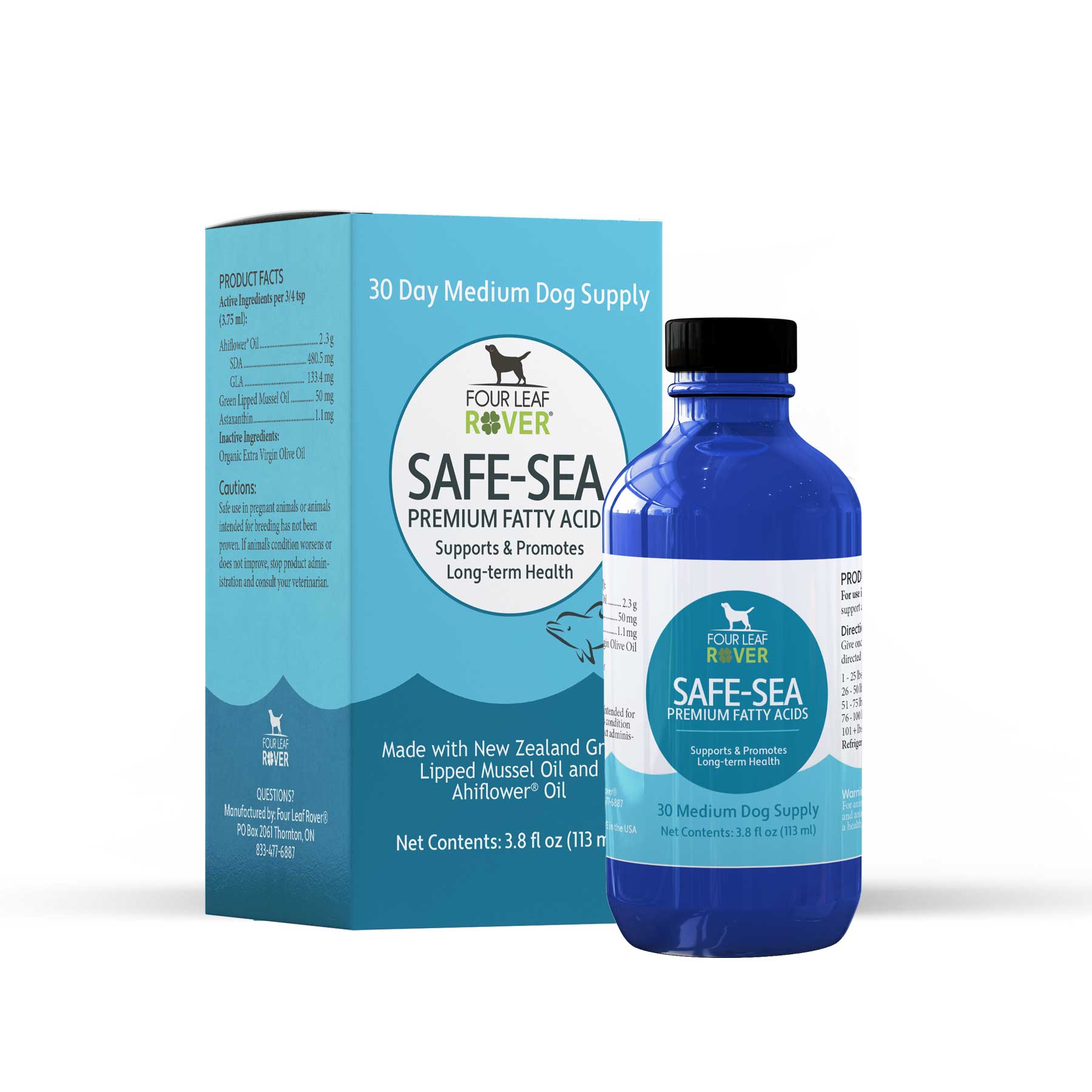 Safe-Sea: Green Lipped Mussel Oil for Dogs
