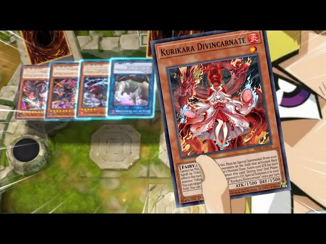 WHEN YOU SURPRISE VANQUISH SOUL PLAYER WITH KURIKARA DIVINCARNATE IN YUGIOH MASTER DUEL