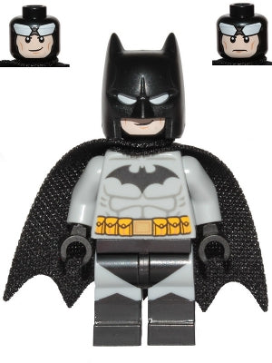 Preowned LEGO® Minifigure – Super Heroes sh0689 Batman Light Bluish0 Gray Suit w/Yellow Belt