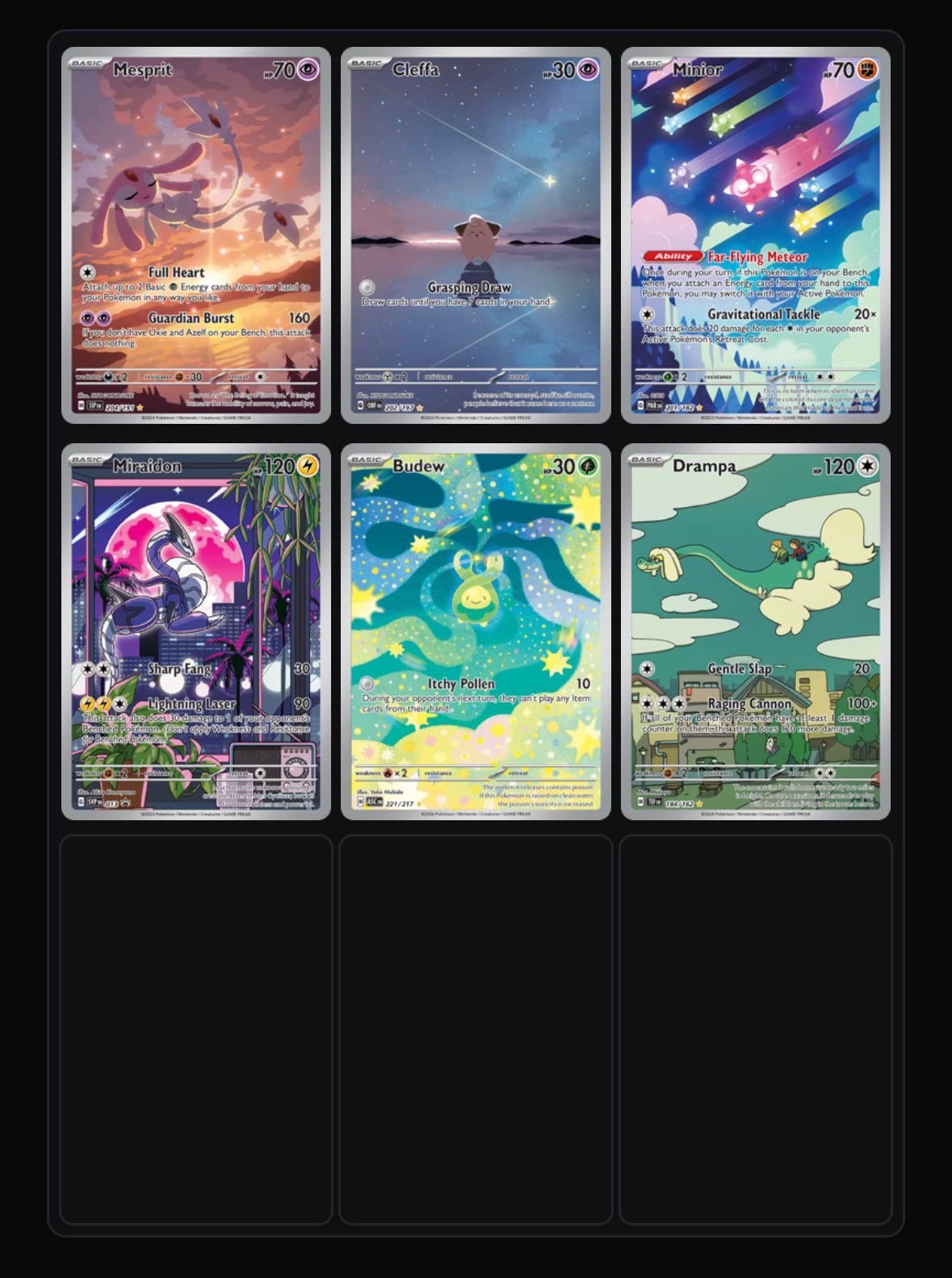 Sky/Space Themed Cards? : r/PokemonTCG