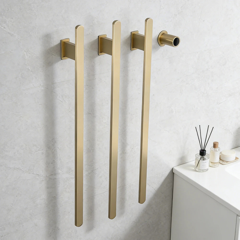 Smart Towel Warmer 3 Rod Stainless Steel Electric Heated Towel Rack-Index Bath