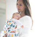 Muslin Swaddle Blanket Oh So Soft Surf Swaddle Blanket Bebe au Lait