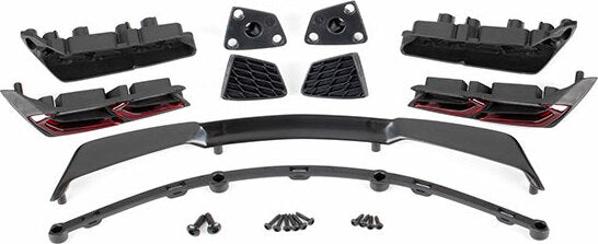 Tail Lights (2)/ Tail Light Mounts (2)/ Wing/ Wing Mount/ Vent, Rear (2)/ Vent Mount, Rear (2)/ 2.6x8mm BCS (2)/ 1.6x5mm BCS (4)/ 1.6x7mm BCS (6)