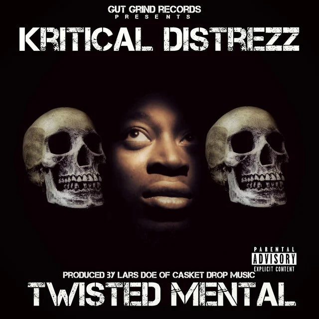 Music print | Crime Boss & Kritical Distrezz - Twisted Mental poster connecté