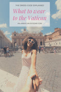 What to Wear to the Vatican
