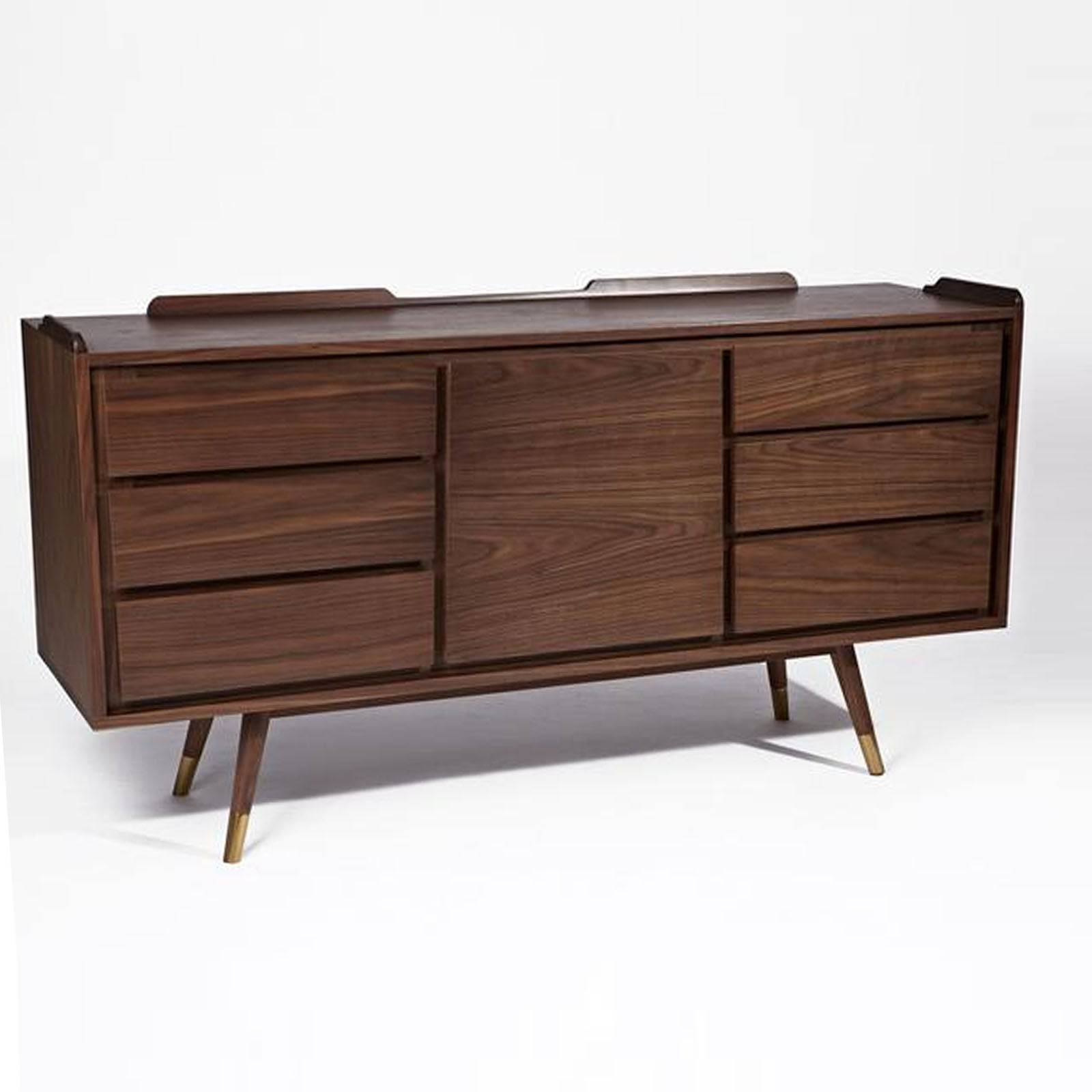Beacon Viborg 160cm sideboard with sleek wooden finish and multiple storage drawers, perfect for modern living spaces.