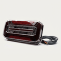 W185 Rear combination lamp BLACKStop, tail, dynamic indicator, reverse, rear fog1291L/P BlackWASSRH Lighting