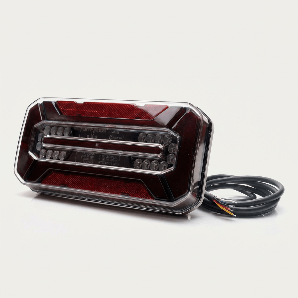 W185 Rear combination lamp BLACKStop, tail, dynamic indicator, reverse, rear fog1291L/P BlackWASSRH Lighting