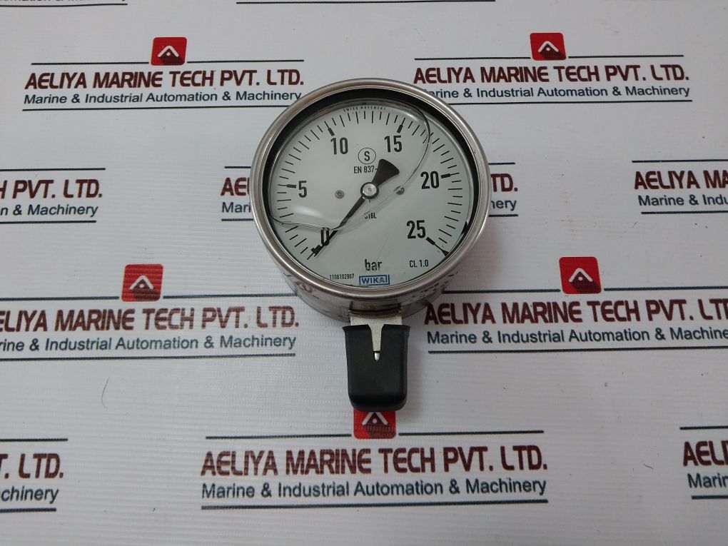 Wika En 837-1 Pressure Gauge 0-25 Bar fa